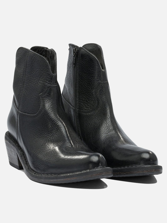 Cowboy 100% leather - 80% rubber 20% leather  Black - Moma Women | PDP | VIETTI Online Store | 2
