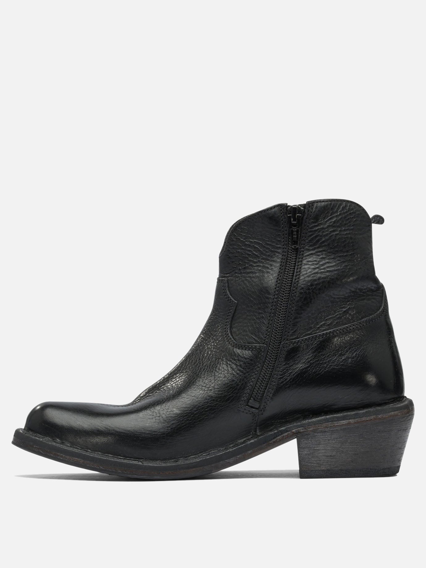 Cowboy 100% leather - 80% rubber 20% leather  Black - Moma Women | PDP | VIETTI Online Store | Zoom-Modal_3
