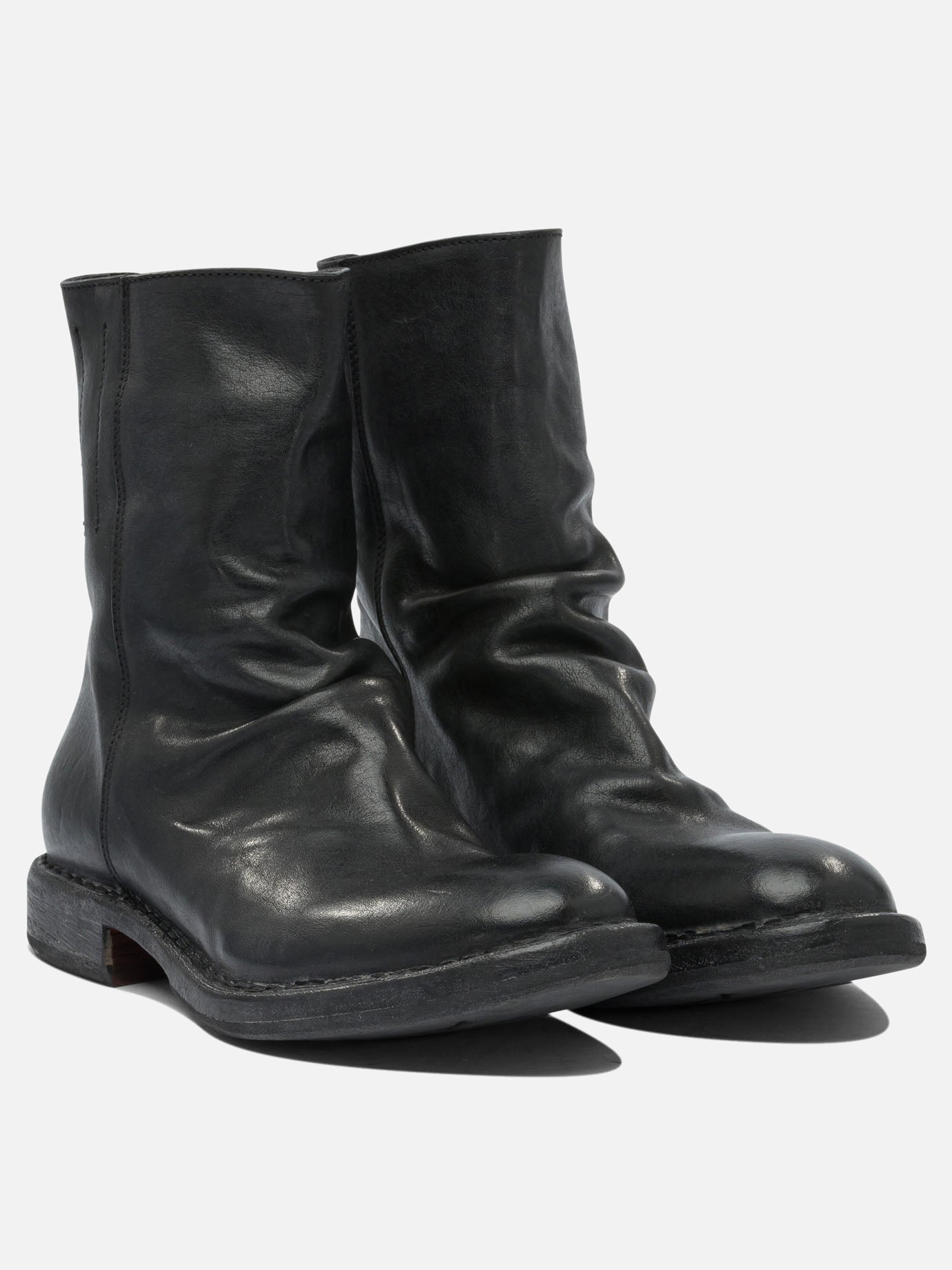 Zipped boots 100% leather - 80% rubber 20% leather  Black - Moma Women | PDP | VIETTI Online Store | Zoom-Modal_2
