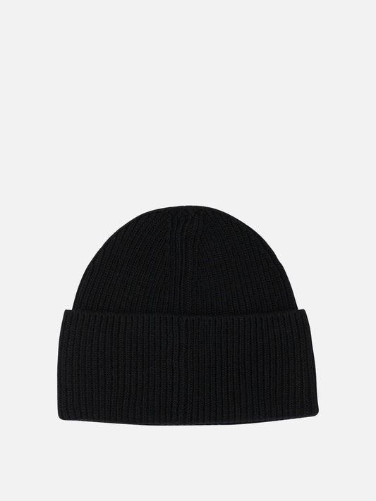 Beanies 100% virgin wool  Black - Moncler Men | PDP | VIETTI Online Store | 2
