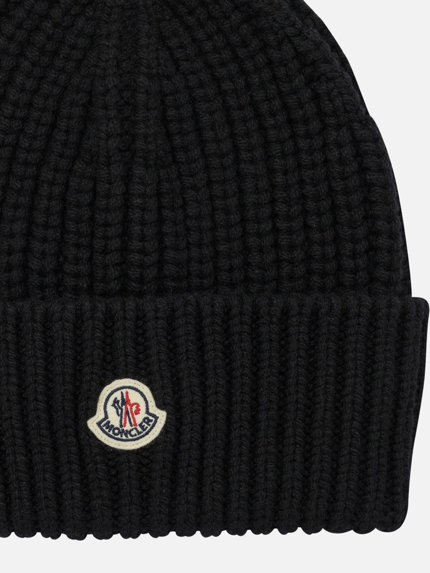 Beanies Logo  Black - Moncler Women | PDP | VIETTI Online Store | thumbnail_3