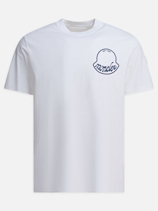 Crewneck t-shirts Logo  White - Moncler Women | PLP | VIETTI Online Store 
