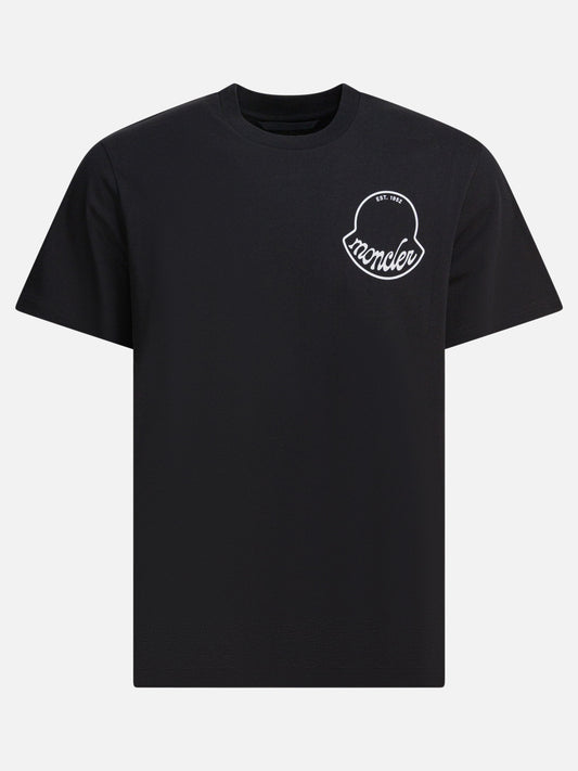 Crewneck t-shirts Logo  Black - Moncler Women | PLP | VIETTI Online Store 
