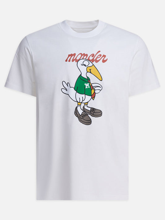 Crewneck t-shirts Logo  White - Moncler Men | PLP | VIETTI Online Store 
