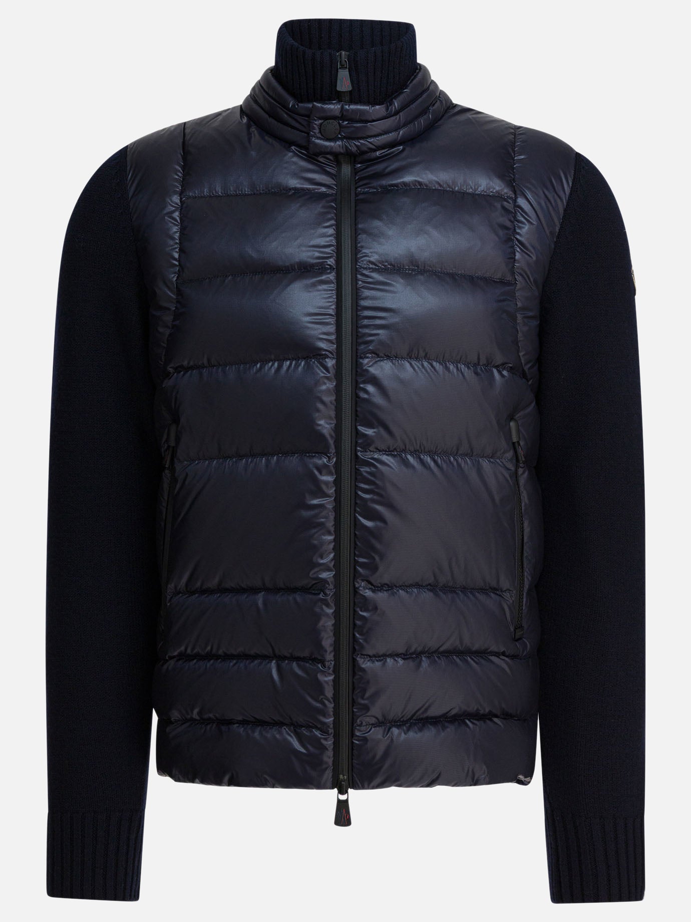 Quilted & Utility Jackets Logo  Blue - Moncler Grenoble Men | PDP | VIETTI Online Store | Zoom-Modal
