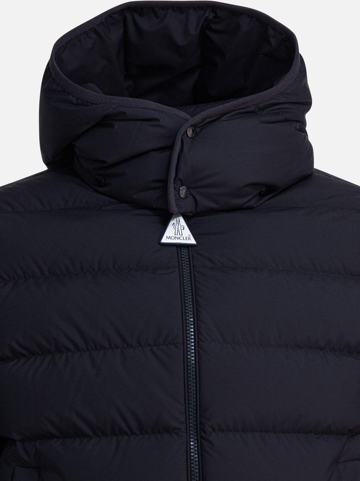 Down jackets Solid colour  Blue - Moncler Men | PDP | VIETTI Online Store | thumbnail_3
