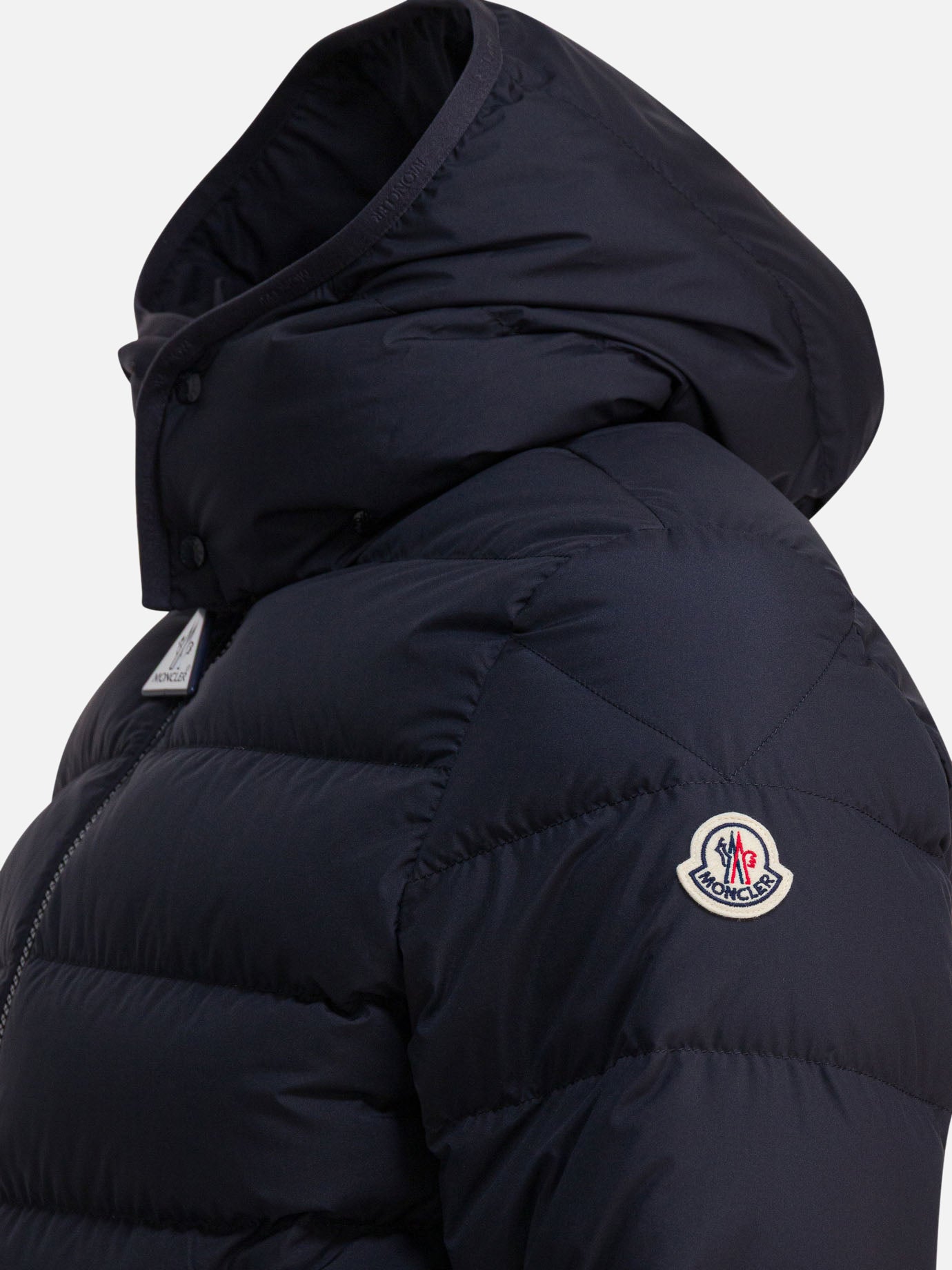 Down jackets Solid colour  Blue - Moncler Men | PDP | VIETTI Online Store | Zoom-Modal_4
