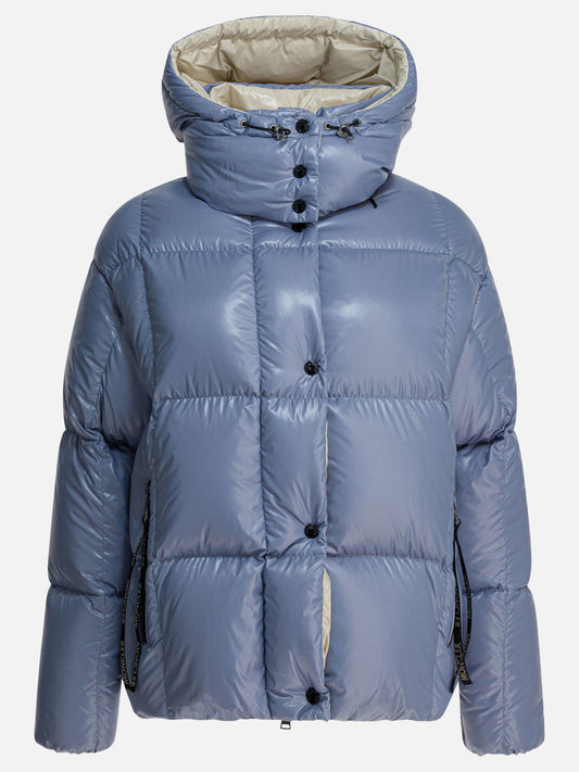 Down jackets Solid colour  Light blue - Moncler Women | PDP | VIETTI Online Store 
