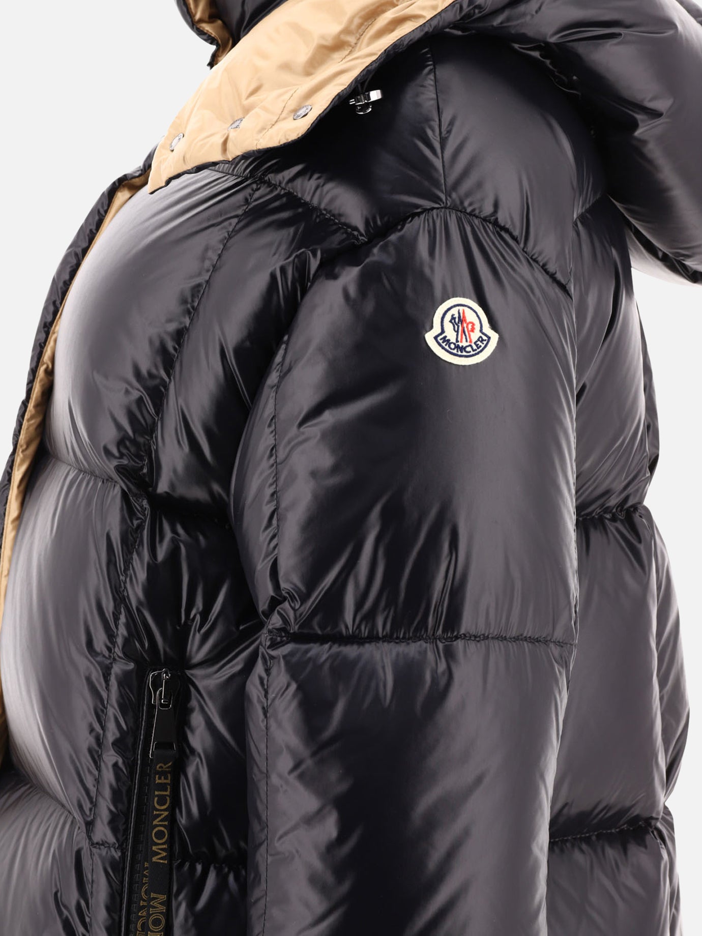 Down jackets Solid colour  Black - Moncler Women | PDP | VIETTI Online Store | thumbnail_3
