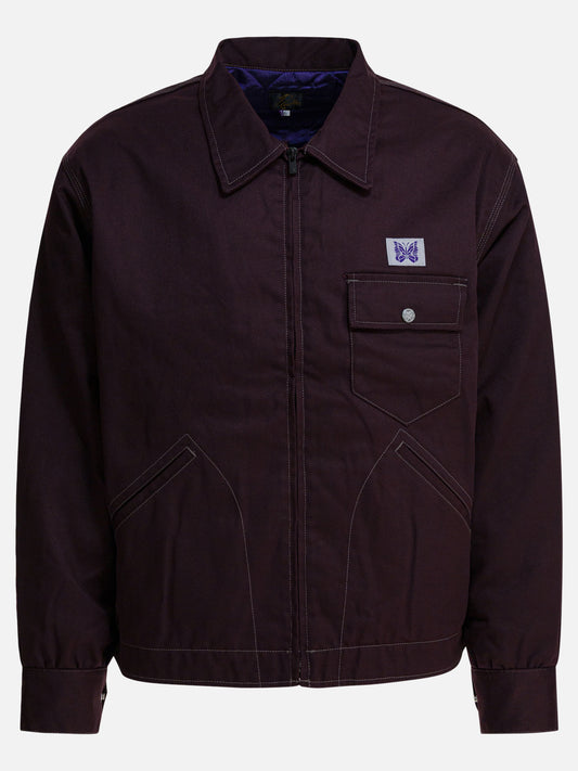 Quilted & Utility Jackets Logo  Bordeaux - Needles Men | PLP | VIETTI Online Store 
