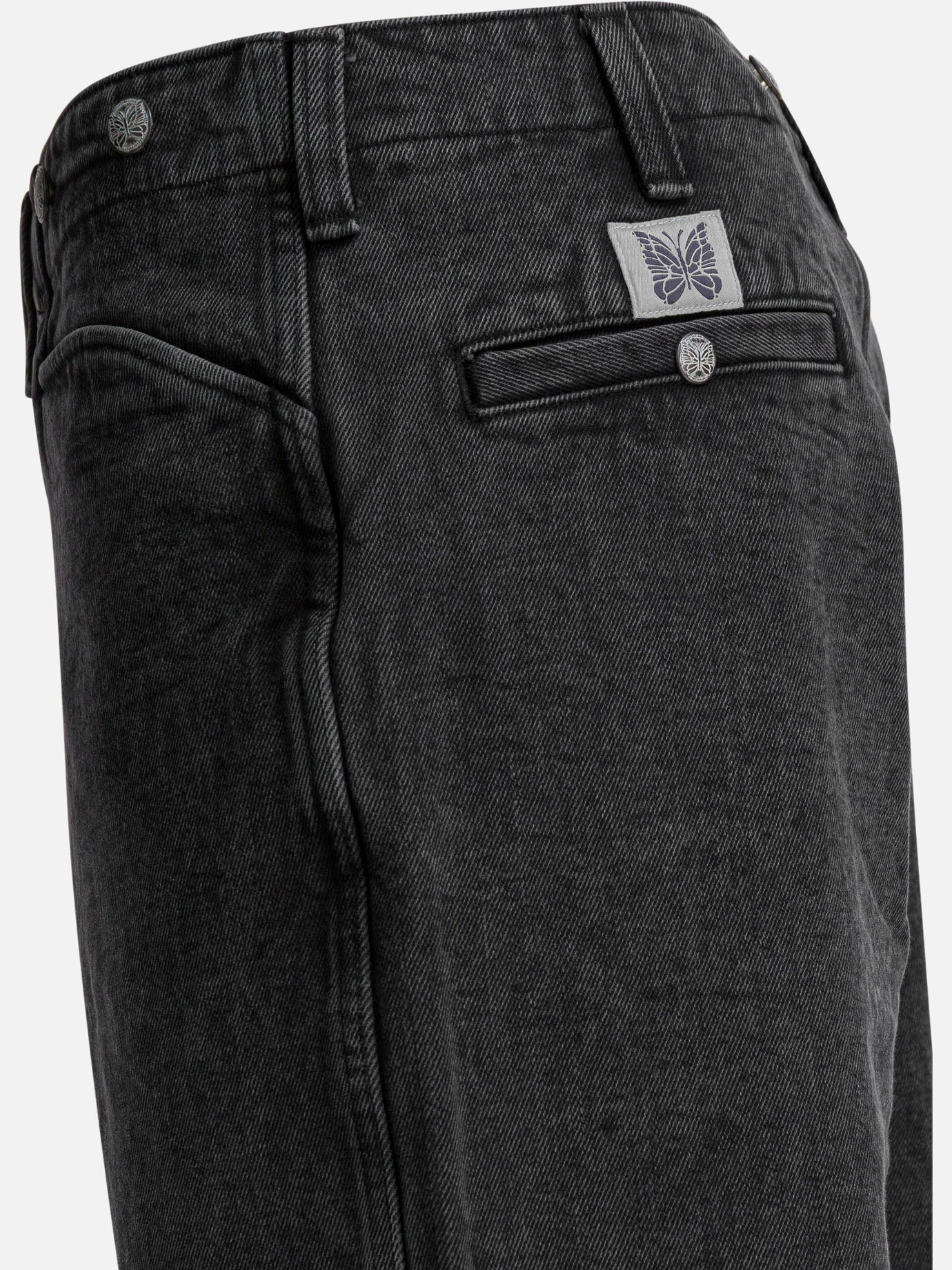 Wide-leg jeans Solid colour  Black - Needles Men | PDP | VIETTI Online Store | Zoom-Modal_4
