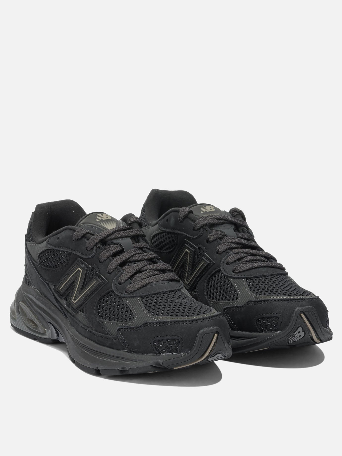 Low top sneakers 50% leather 50% mesh - 100% rubber  Black - New Balance Men | PDP | VIETTI Online Store | Zoom-Modal_2
