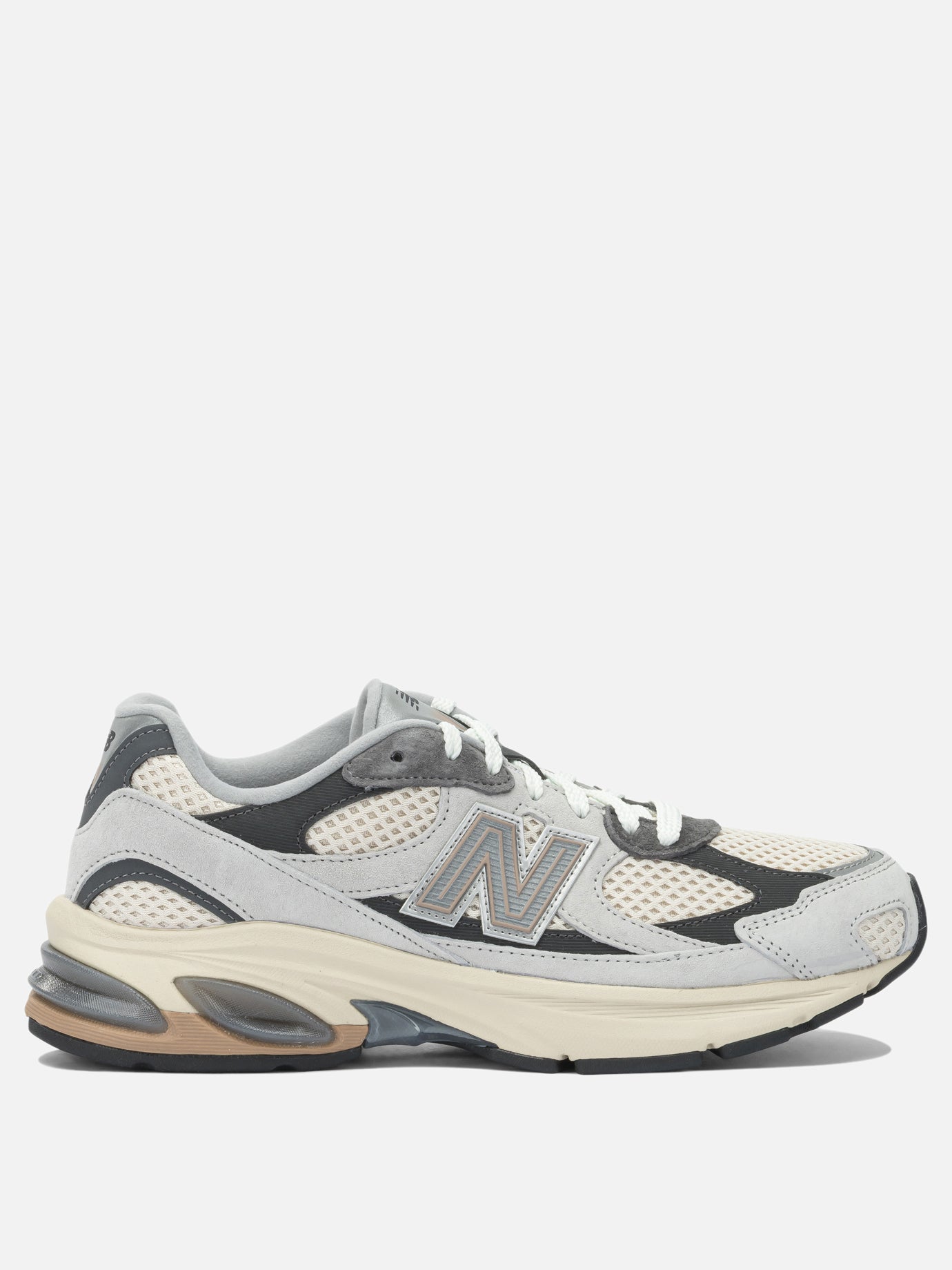 Low top sneakers 50% leather 50% mesh - 100% rubber  Grey - New Balance Men | PDP | VIETTI Online Store | Zoom-Modal
