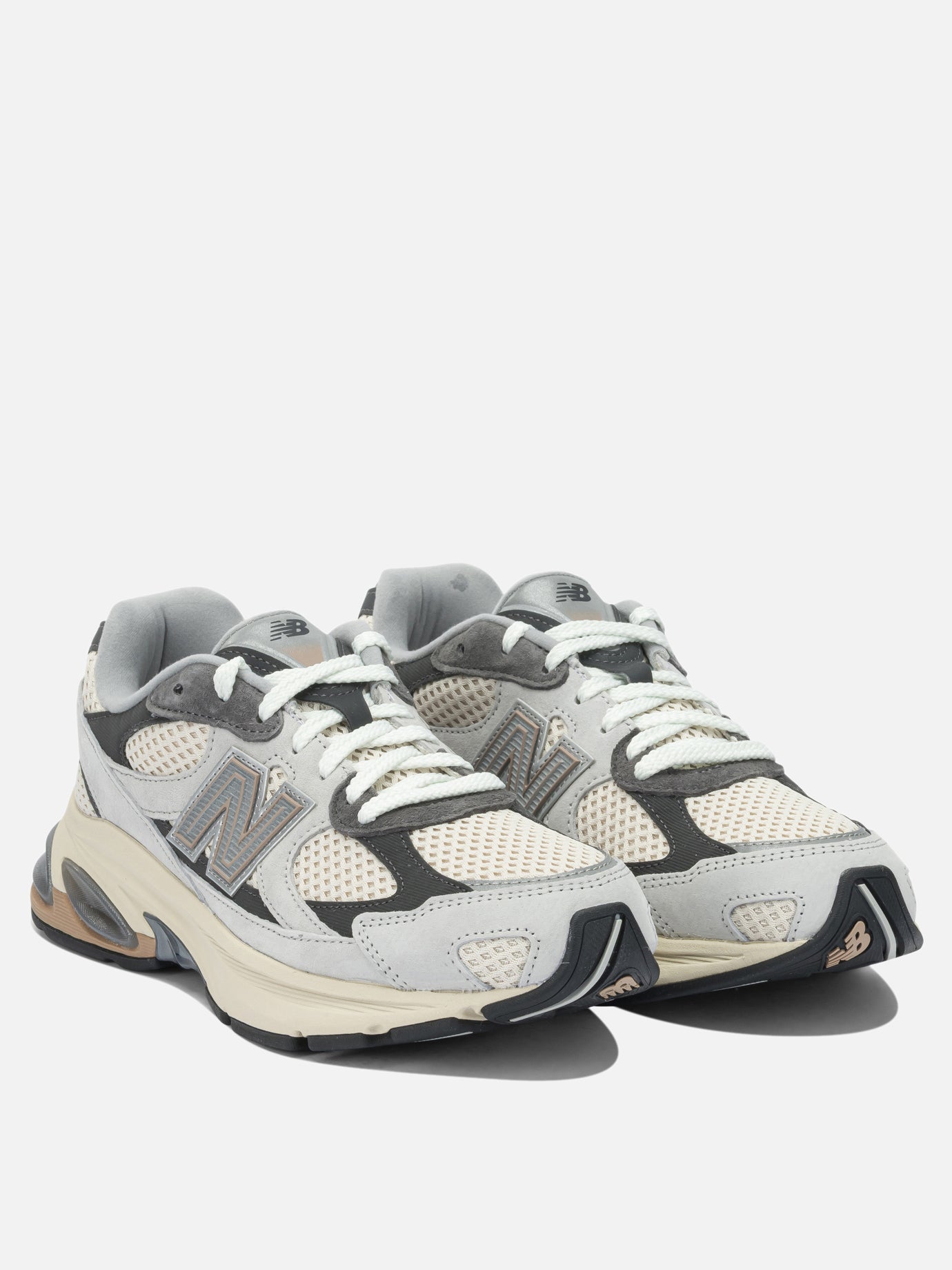 Low top sneakers 50% leather 50% mesh - 100% rubber  Grey - New Balance Men | PDP | VIETTI Online Store | thumbnail_2