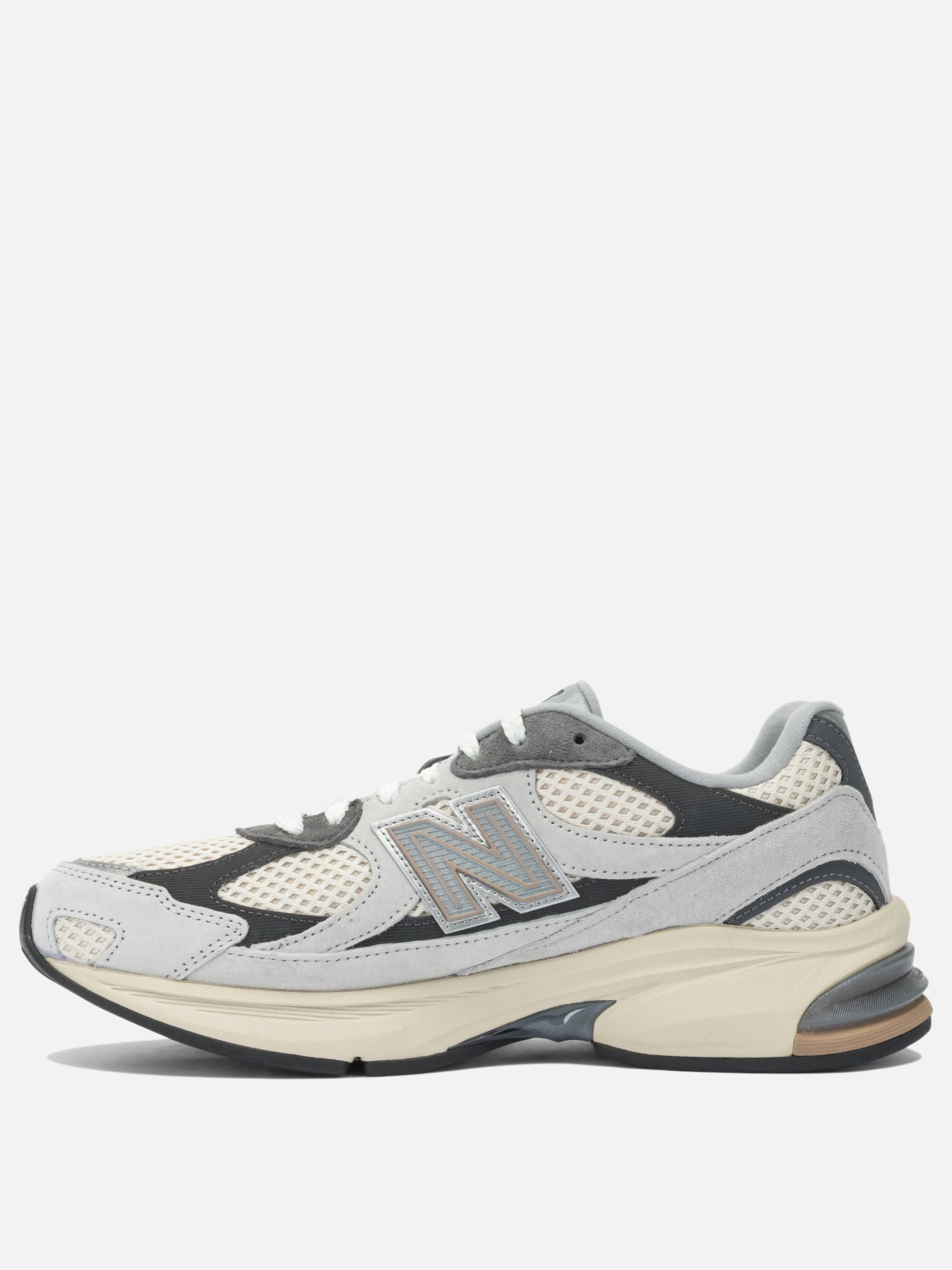 Low top sneakers 50% leather 50% mesh - 100% rubber  Grey - New Balance Men | PDP | VIETTI Online Store | thumbnail_3
