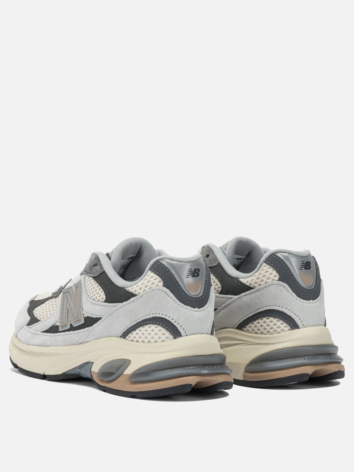 Low top sneakers 50% leather 50% mesh - 100% rubber  Grey - New Balance Men | PDP | VIETTI Online Store | Zoom-Modal_4
