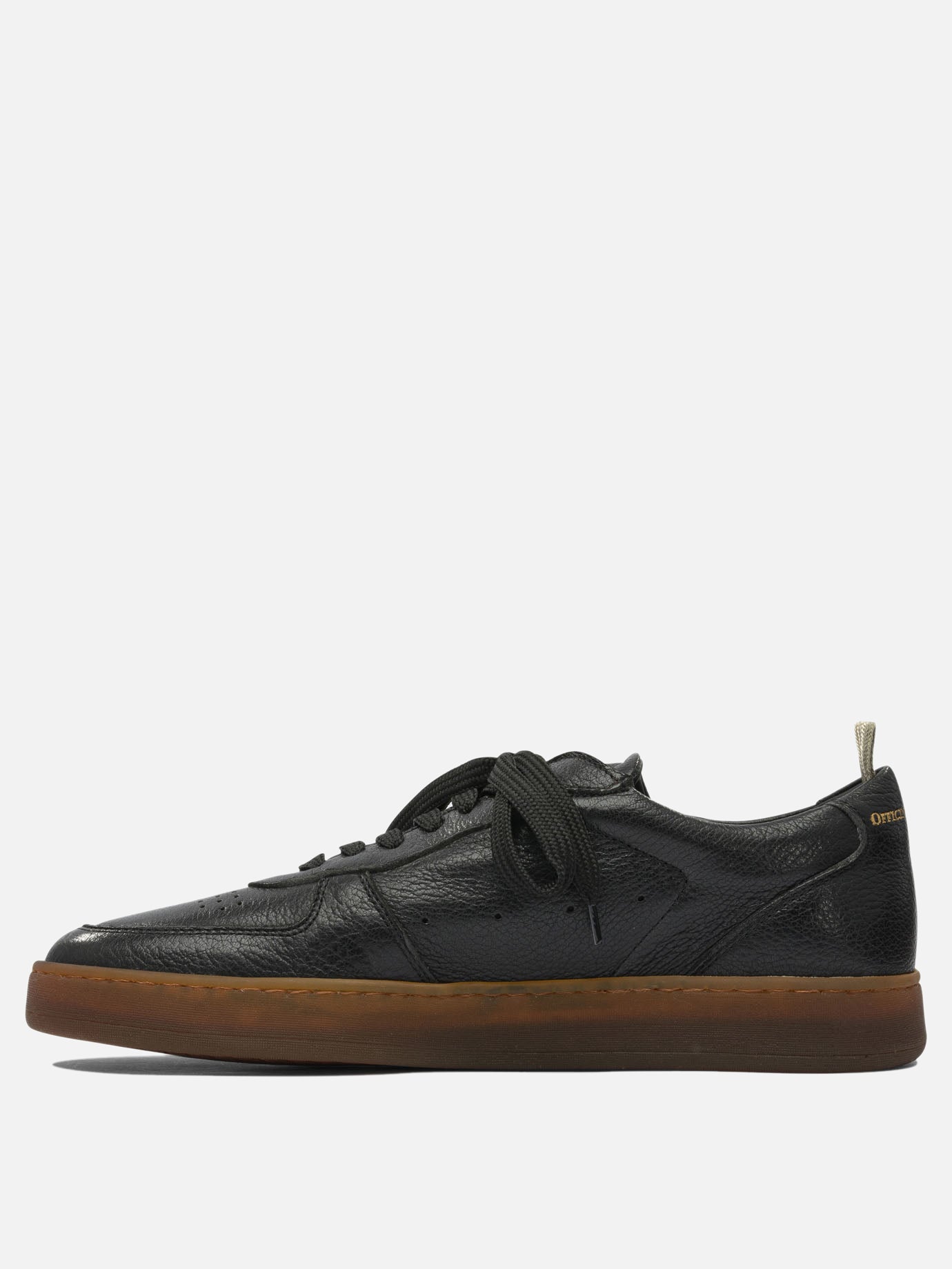 Low top sneakers 100% leather - 100% rubber  Black - Officine Creative Men | PDP | VIETTI Online Store | thumbnail_3