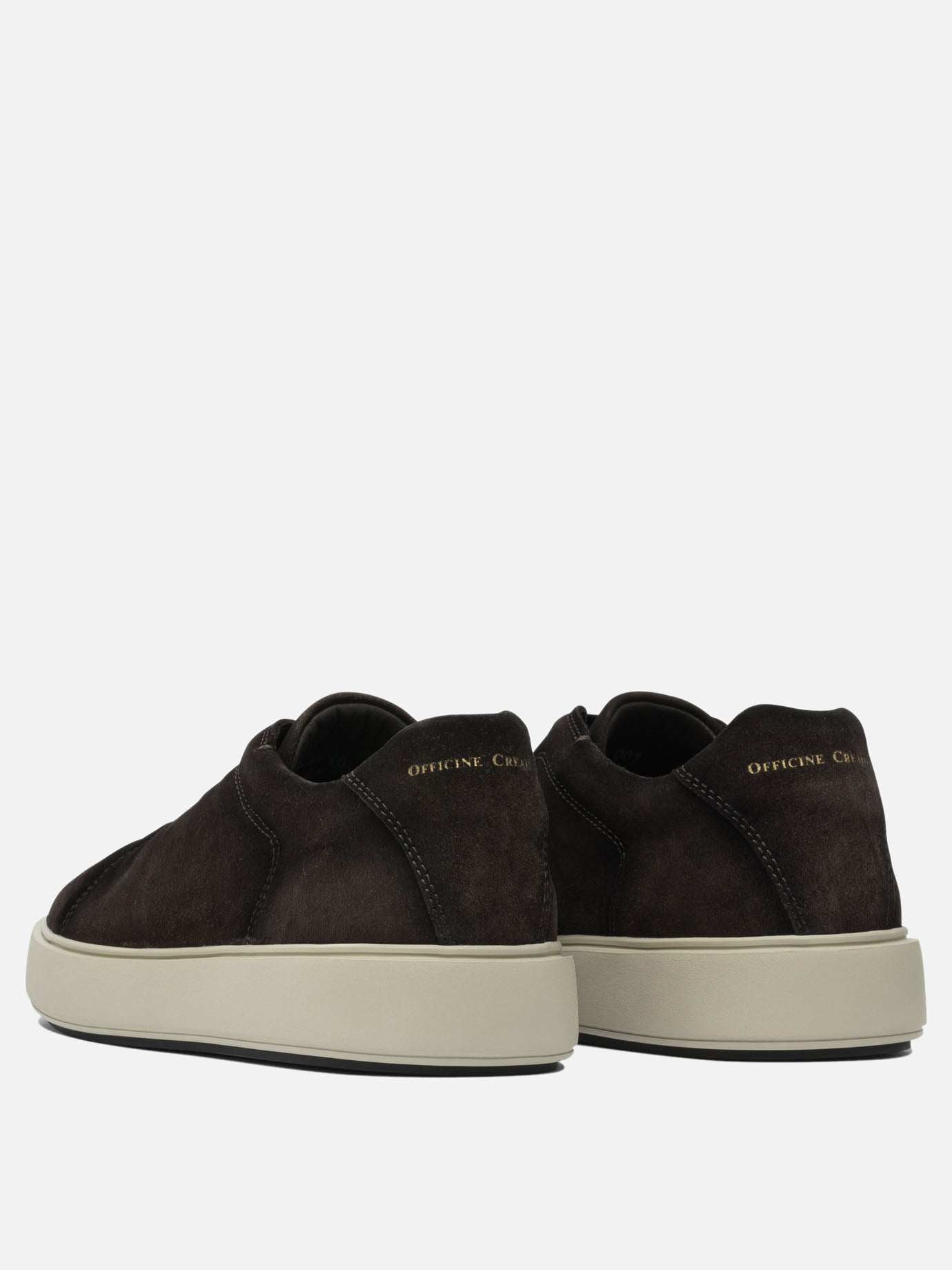 Low top sneakers 100% leather - 100% rubber  Brown - Officine Creative Men | PDP | VIETTI Online Store | thumbnail_4