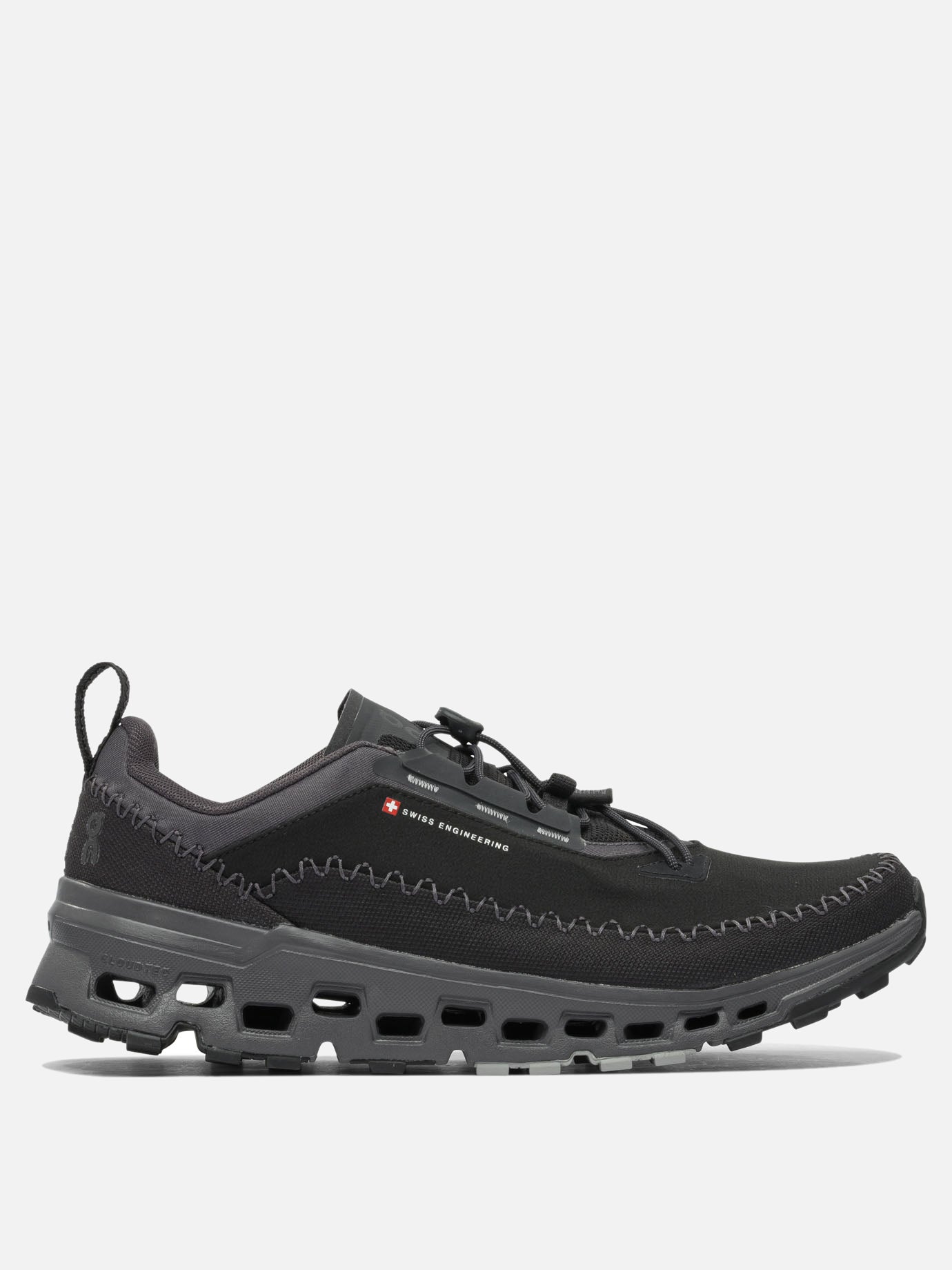 Low top sneakers 100% recycled polyester - 100% rubber  Black - On Running Men | PDP | VIETTI Online Store | thumbnail