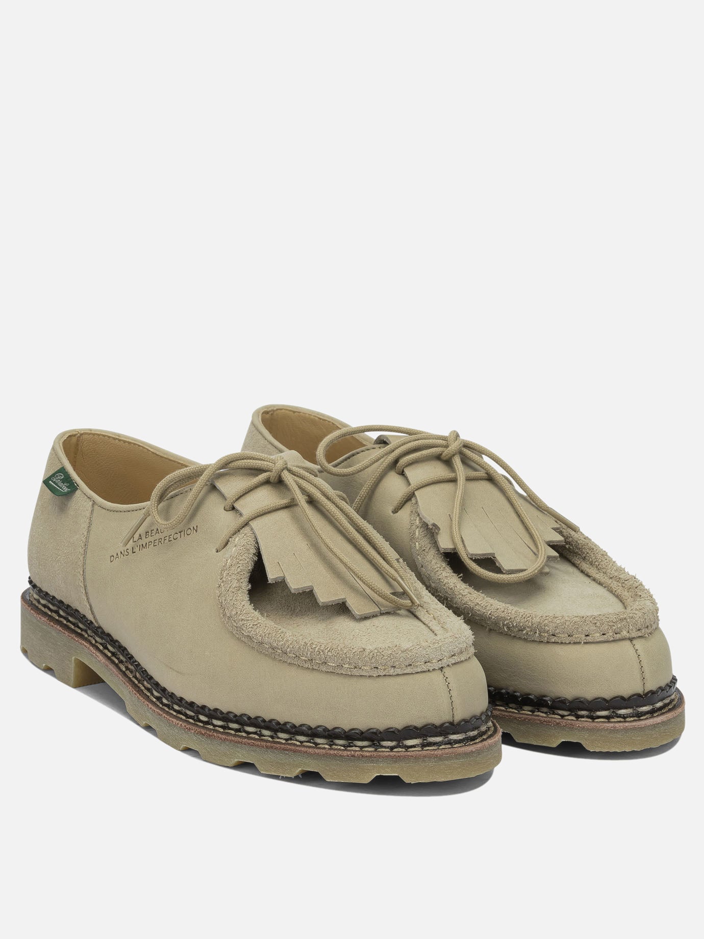Derby 100% leather - 100% rubber  Beige - Paraboot Men | PDP | VIETTI Online Store | Zoom-Modal_2
