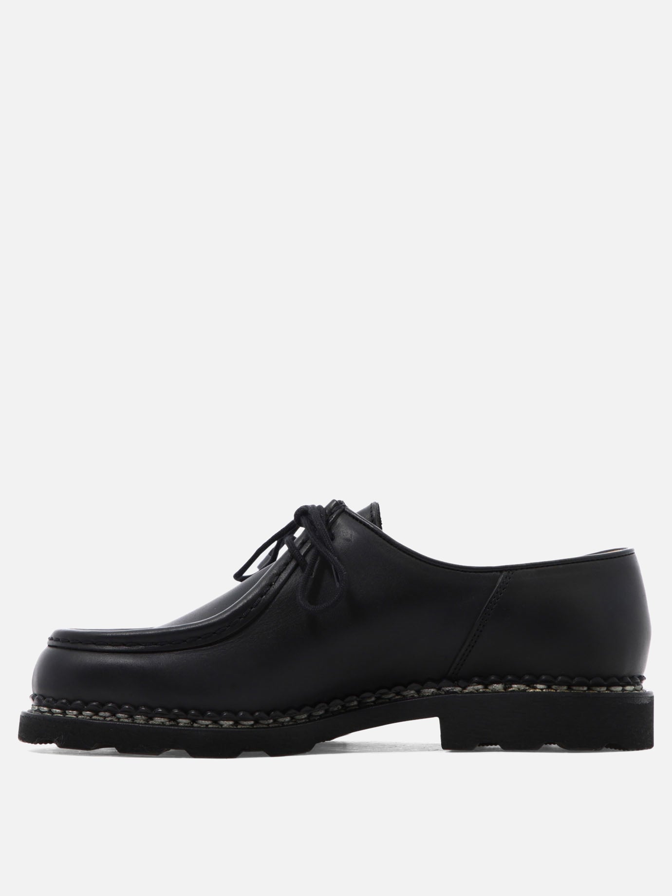Laced loafers 100% leather - 100% rubber  Black - Paraboot Men | PDP | VIETTI Online Store | thumbnail_3