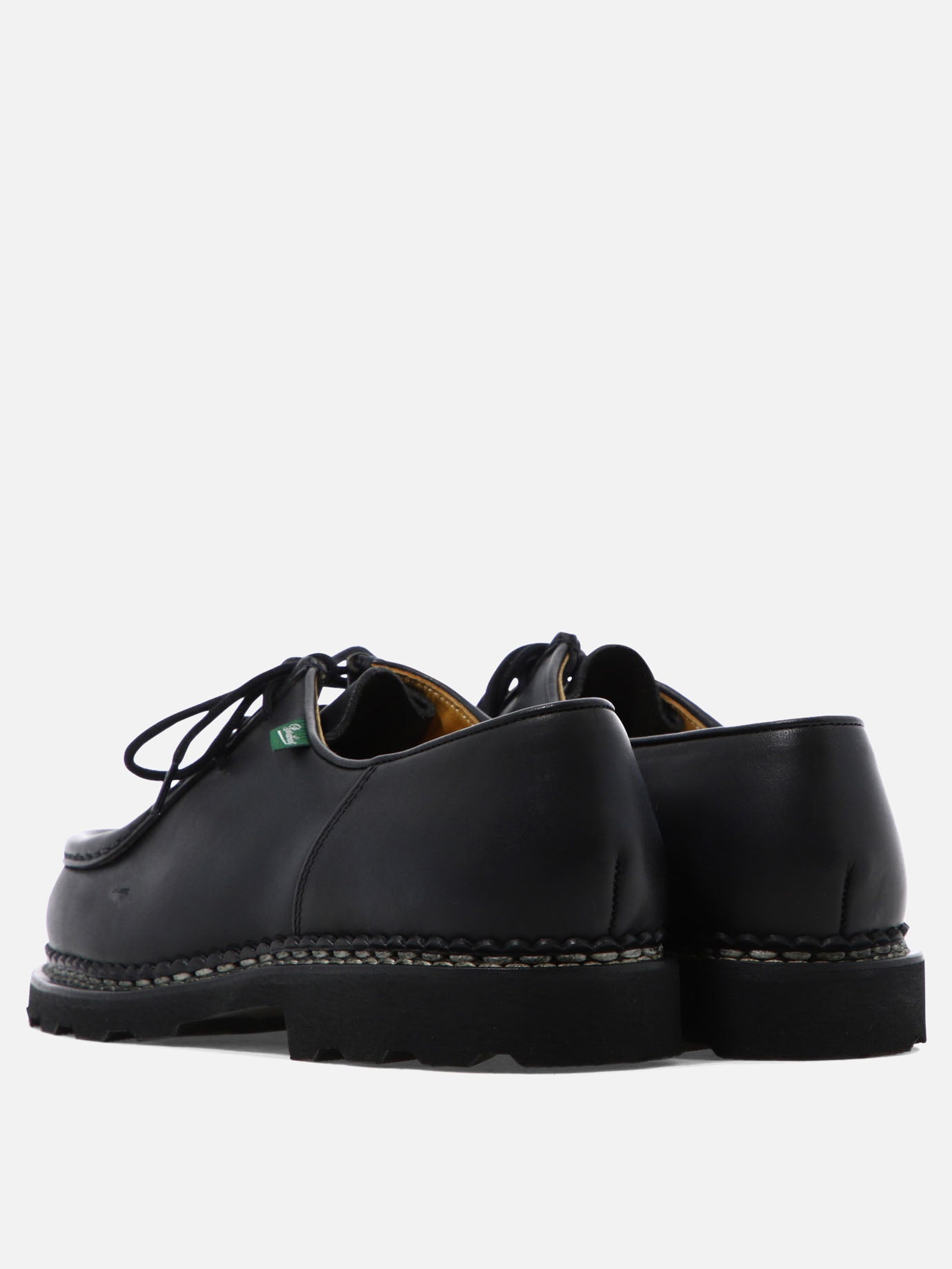 Laced loafers 100% leather - 100% rubber  Black - Paraboot Men | PDP | VIETTI Online Store | thumbnail_4