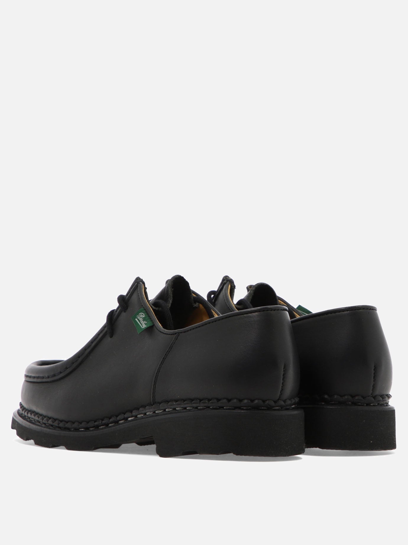 Laced loafers 100% leather - 100% rubber  Black - Paraboot Men | PDP | VIETTI Online Store | Zoom-Modal_4
