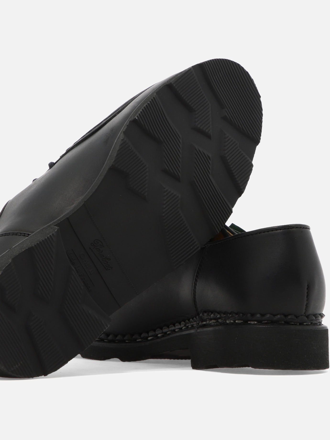 Laced loafers 100% leather - 100% rubber  Black - Paraboot Men | PDP | VIETTI Online Store | Zoom-Modal_5

