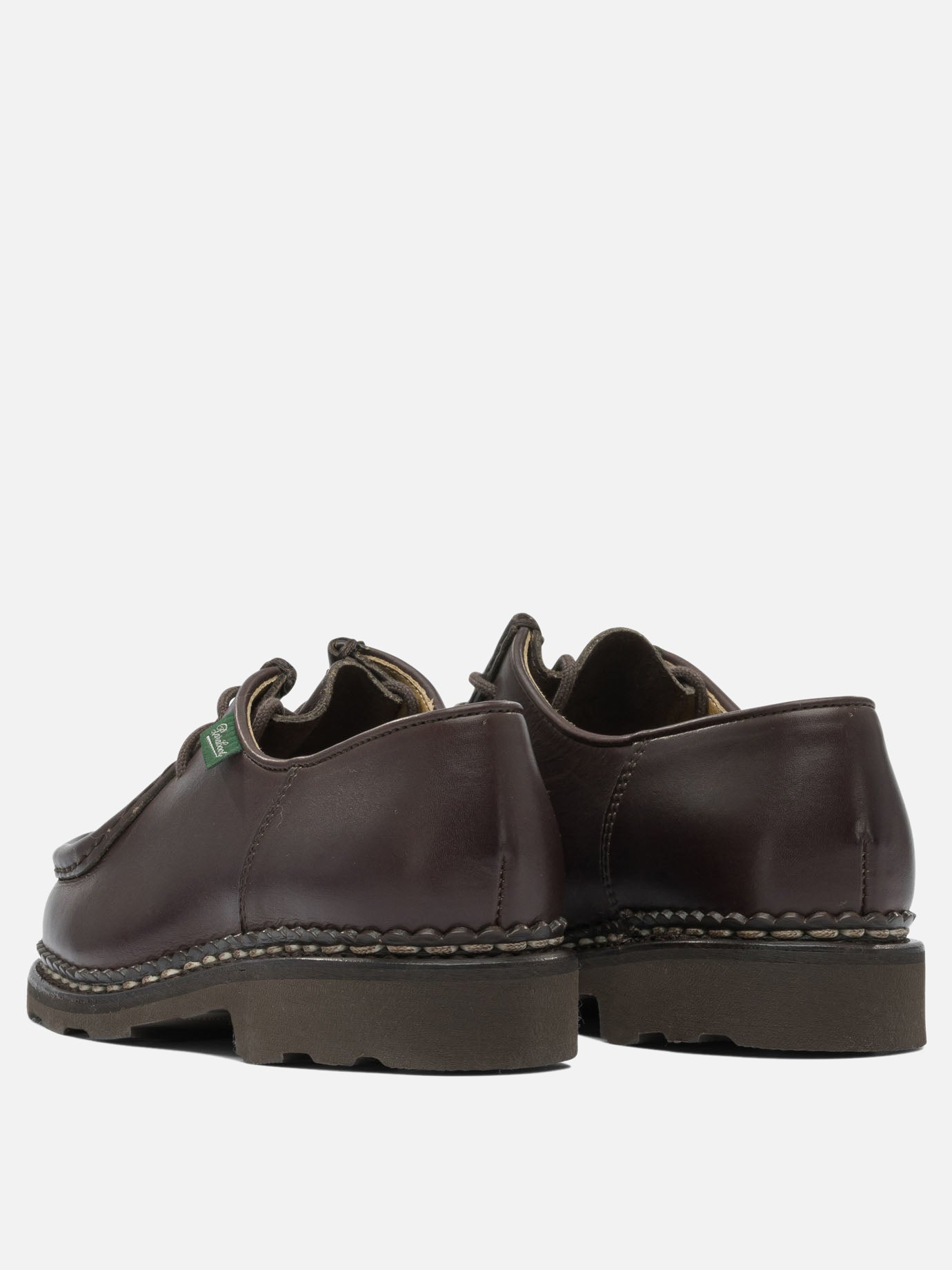 Laced loafers 100% leather - 100% rubber  Brown - Paraboot Men | PDP | VIETTI Online Store | Zoom-Modal_4
