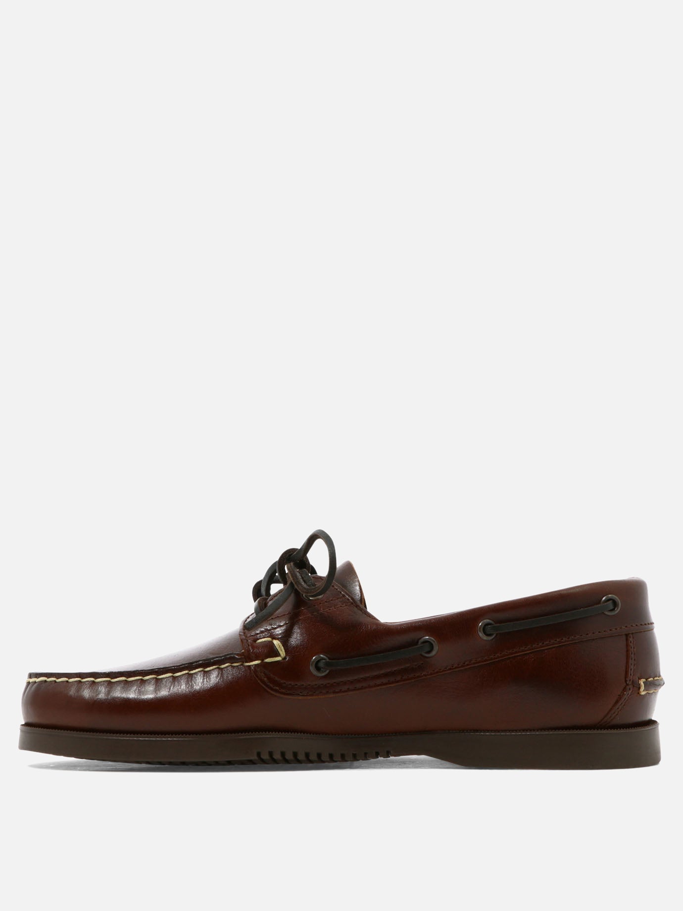 Laced loafers 100% leather - 100% rubber  Brown - Paraboot Men | PDP | VIETTI Online Store | thumbnail_3