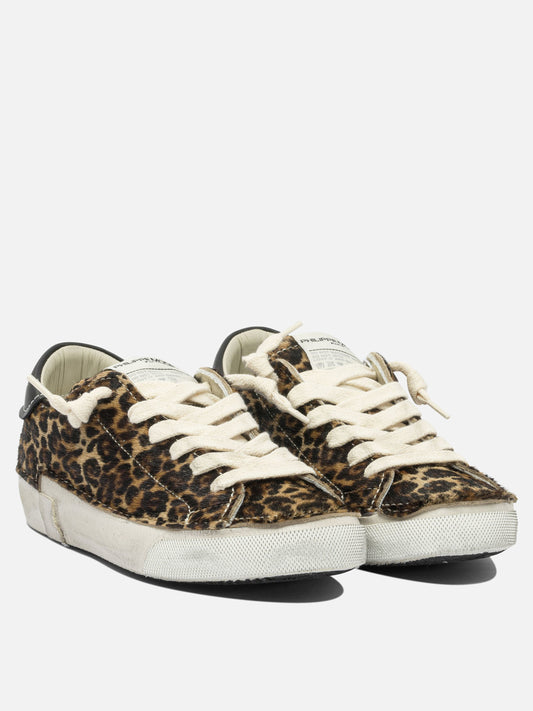 Low top sneakers 100% leather - 100% rubber  Brown - Philippe Model Paris Women | PDP | VIETTI Online Store | 2

