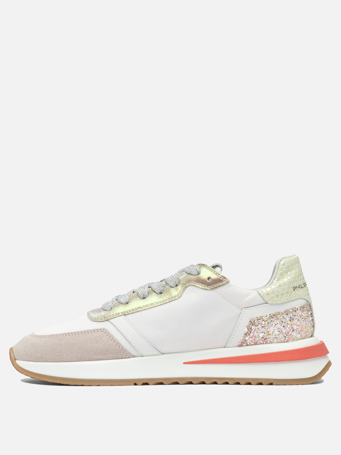 Low top sneakers 80% leather 20% polyamide - 100% rubber  Beige - Philippe Model Paris Women | PDP | VIETTI Online Store | thumbnail_3
