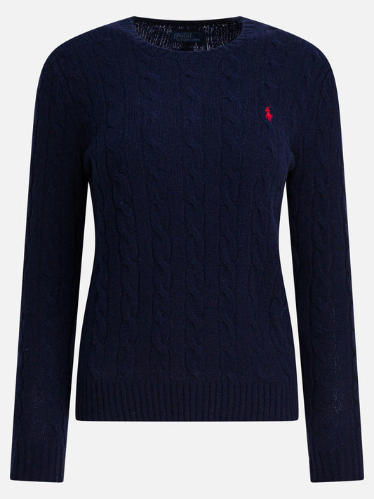 Crewneck sweaters Logo  Blue - Polo Ralph Lauren Women | PLP | VIETTI Online Store 
