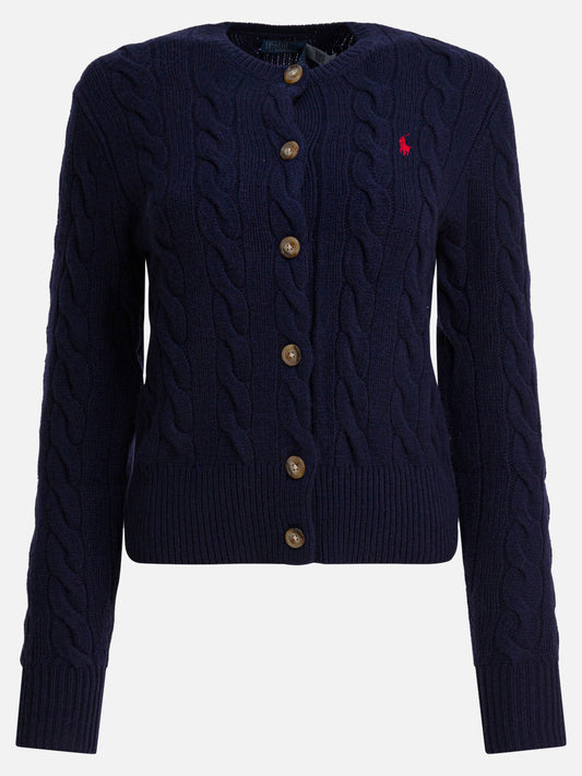 Cardigans Solid colour  Blue - Polo Ralph Lauren Women | PDP | VIETTI Online Store 

