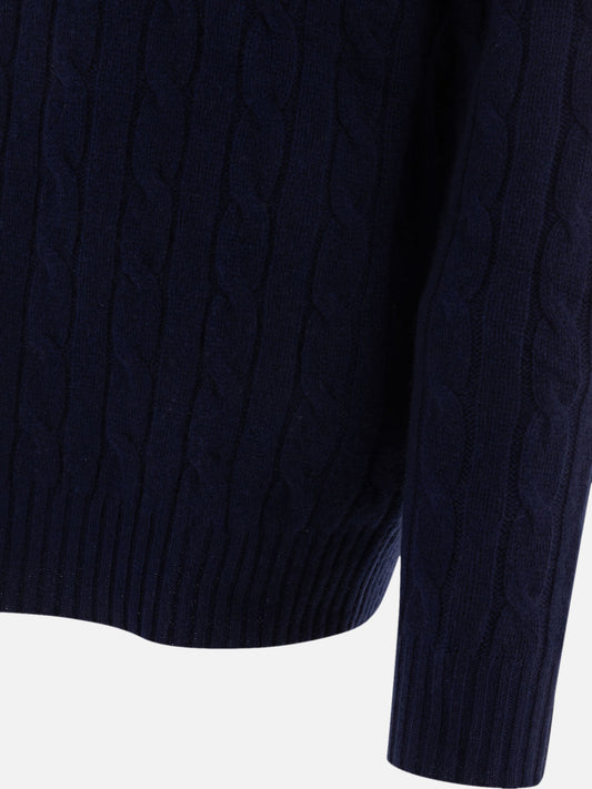 Crewneck sweaters Textured knit  Blue - Polo Ralph Lauren Men | PLP | VIETTI Online Store | 2
