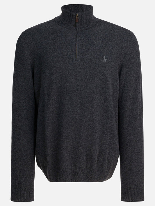 Half zip sweaters Logo  Grey - Polo Ralph Lauren Men | PLP | VIETTI Online Store 
