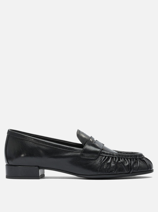 Loafers 100% bufalo leather - 80% rubber 20% leather  Black - Prada Women | PDP | VIETTI Online Store 
