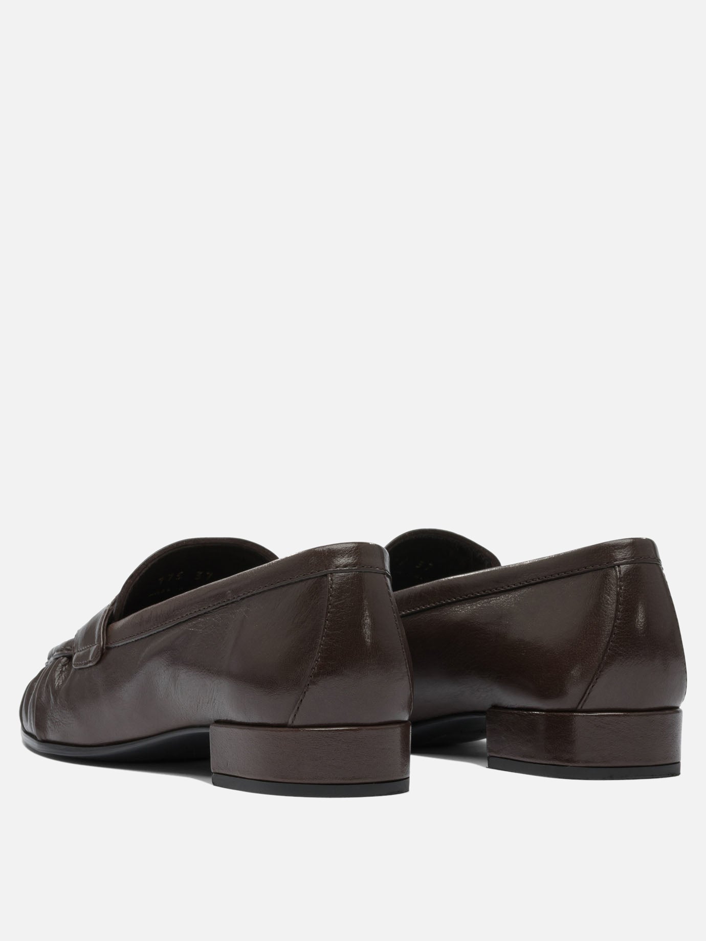 Loafers 100% bufalo leather - 80% rubber 20% leather  Brown - Prada Women | PDP | VIETTI Online Store | Zoom-Modal_4
