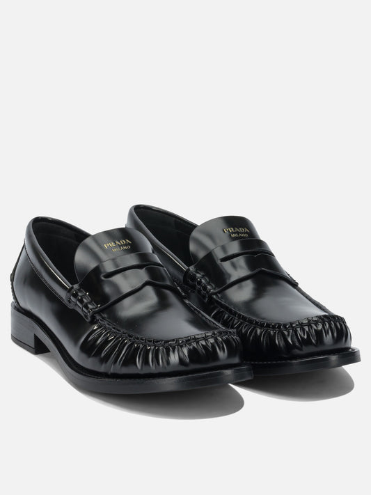 Loafers 100% calf leather - 100% rubber  Black - Prada Women | PLP | VIETTI Online Store | 2
