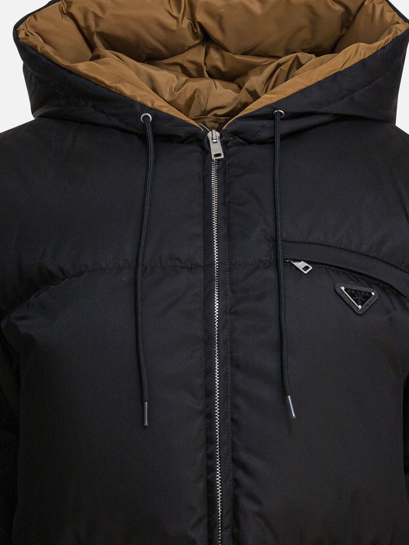Down jackets Logo  Black - Prada Women | PDP | VIETTI Online Store | thumbnail_3