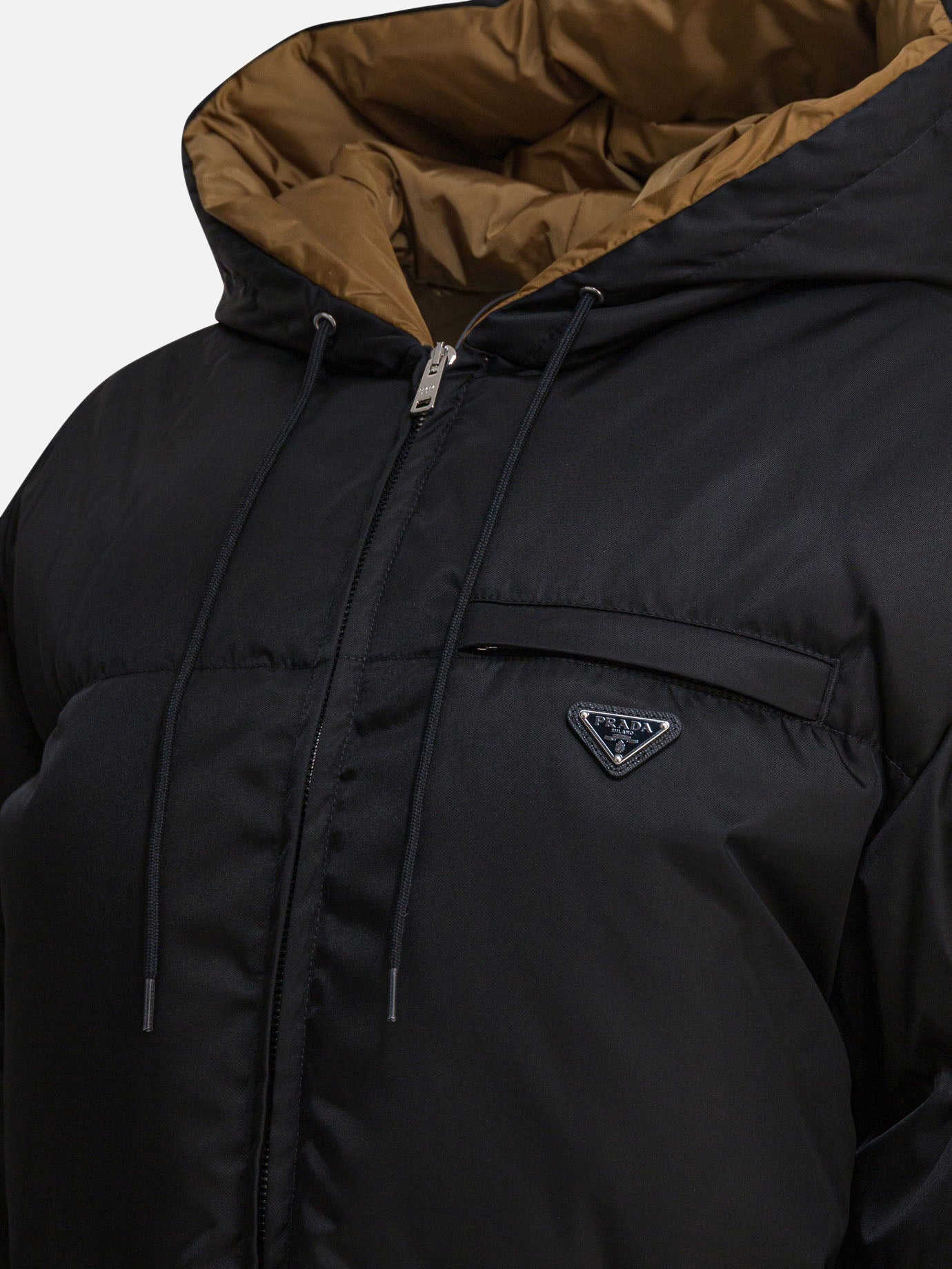 Down jackets Logo  Black - Prada Women | PDP | VIETTI Online Store | thumbnail_4
