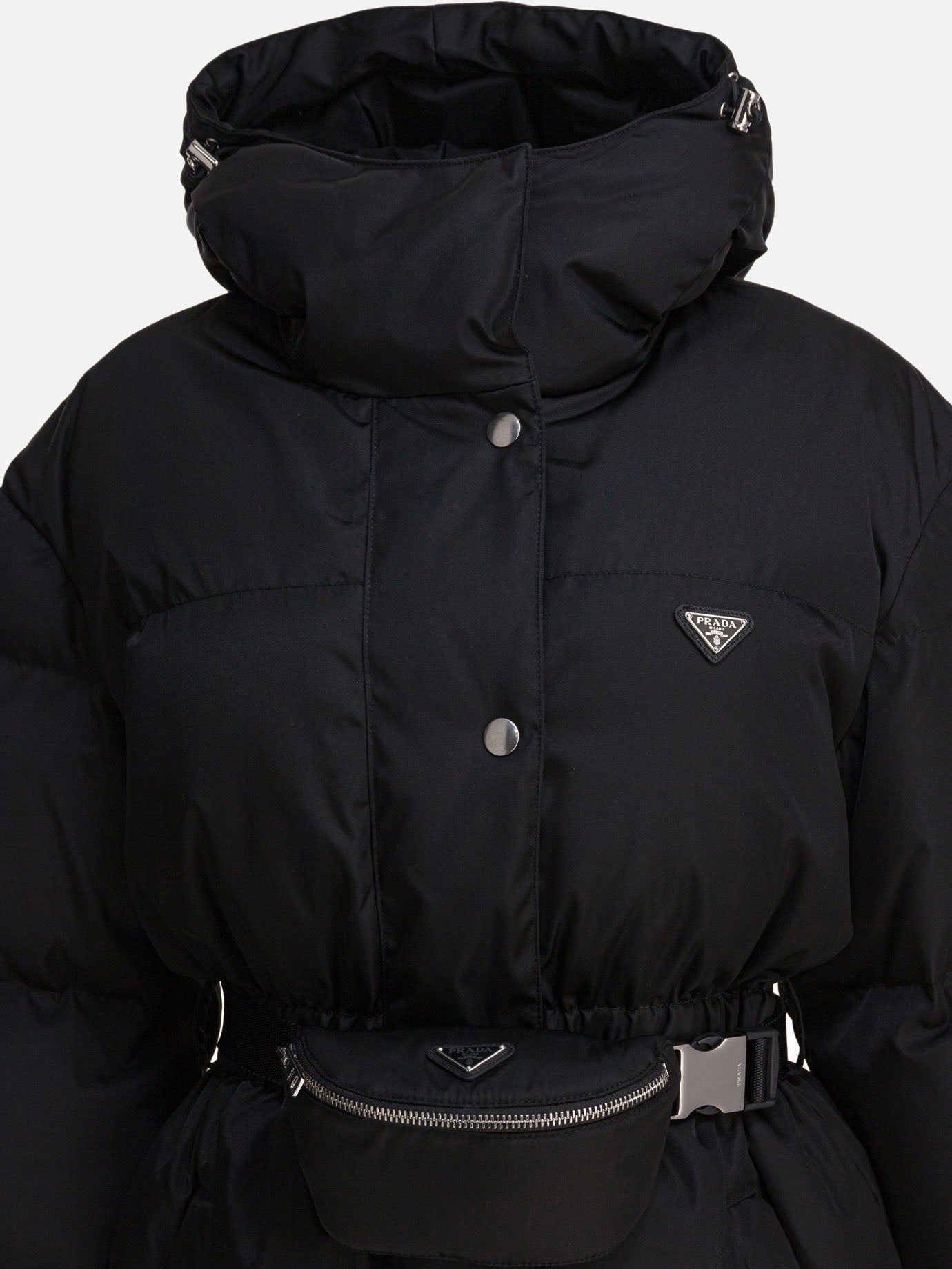 Down jackets Logo  Black - Prada Women | PDP | VIETTI Online Store | Zoom-Modal_3
