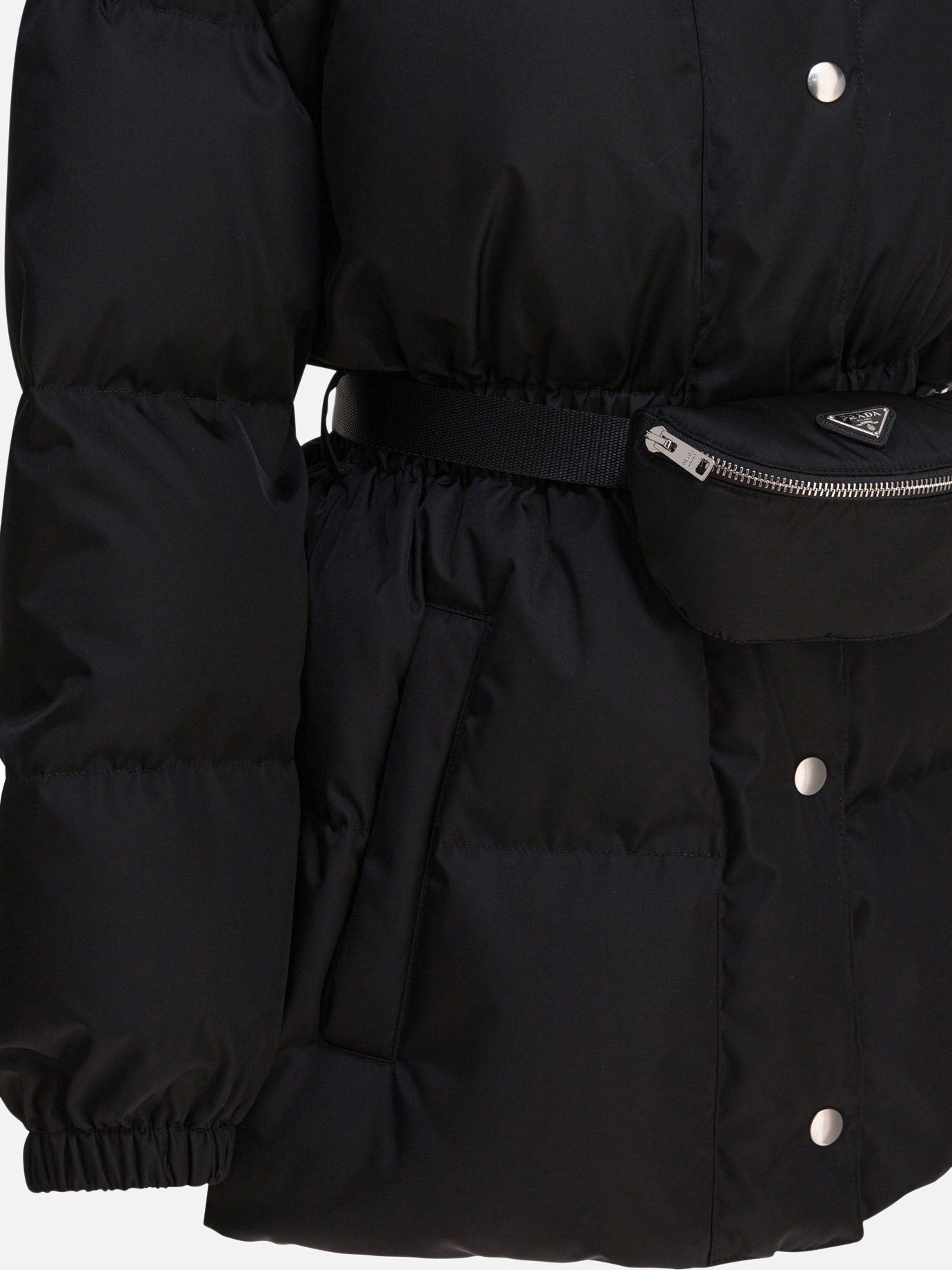 Down jackets Logo  Black - Prada Women | PDP | VIETTI Online Store | Zoom-Modal_4
