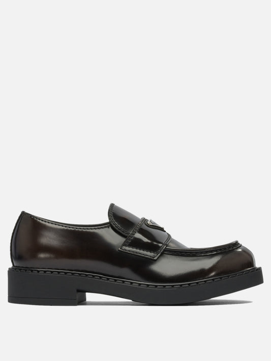 Loafers 100% calf leather - 100% rubber  Brown - Prada Men | PLP | VIETTI Online Store 
