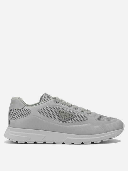 Low top sneakers 100% polyuretane - 100% rubber  Grey - Prada Men | PLP | VIETTI Online Store 
