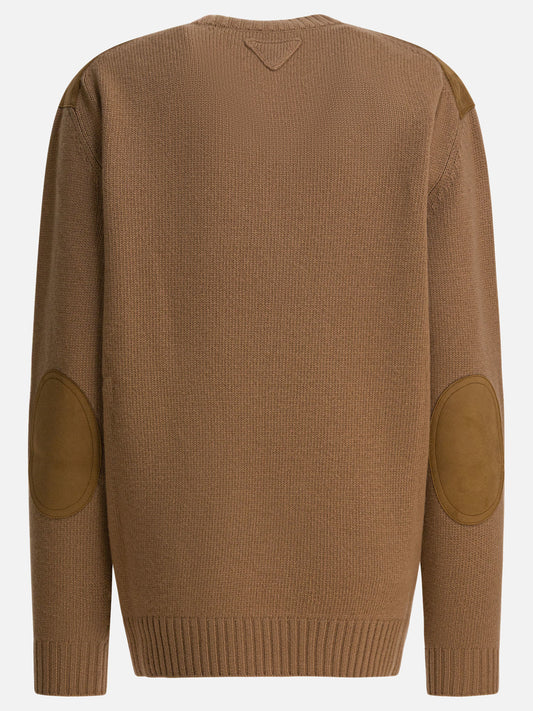 V neck sweaters Solid colour  Beige - Prada Women | PLP | VIETTI Online Store | 2
