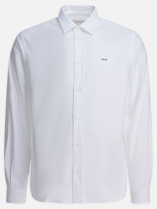 Formal shirts Logo  White - Prada Men | PLP | VIETTI Online Store 
