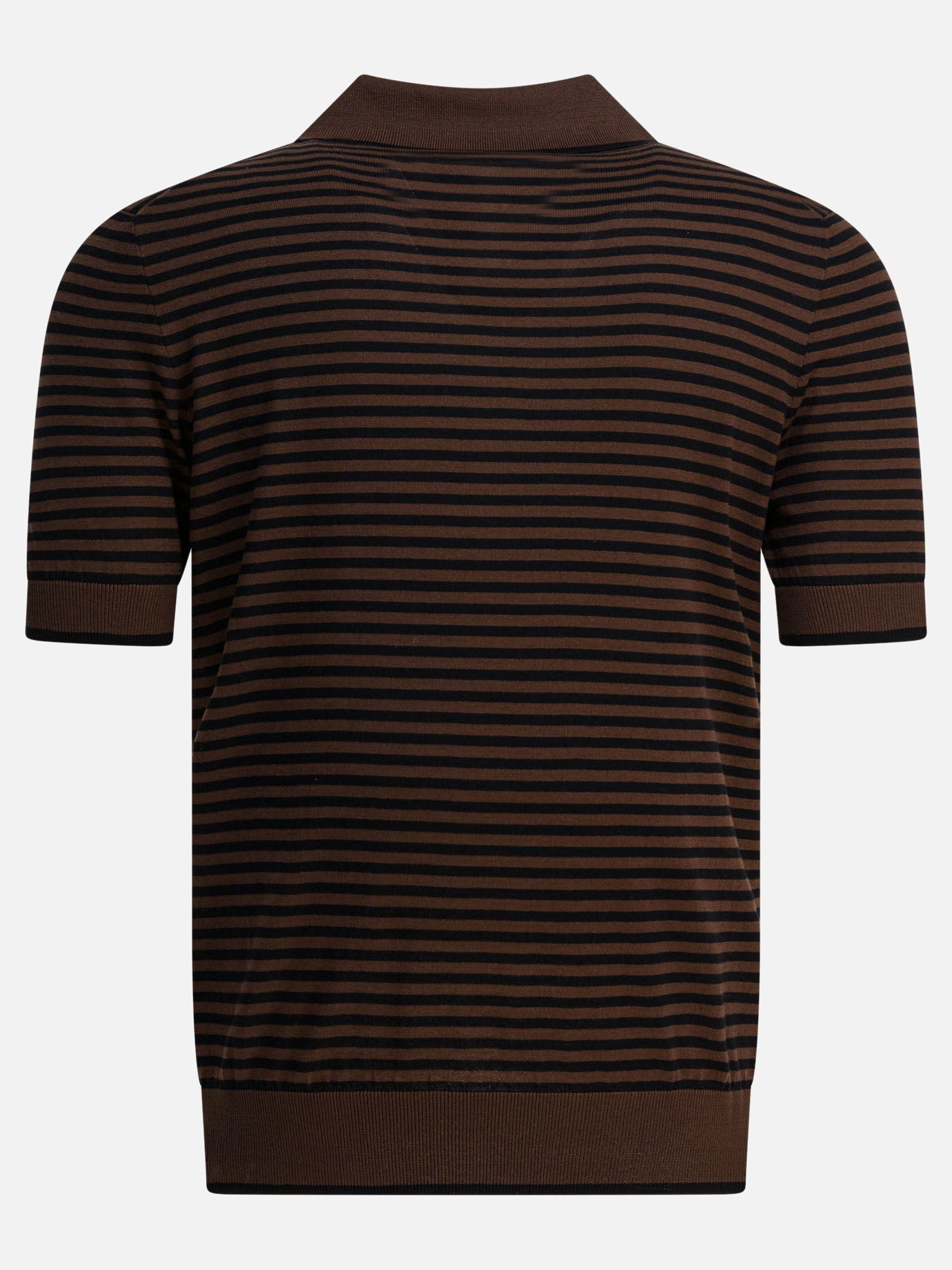 Polo shirts with buttons Striped  Brown - Prada Men | PDP | VIETTI Online Store | Zoom-Modal_2
