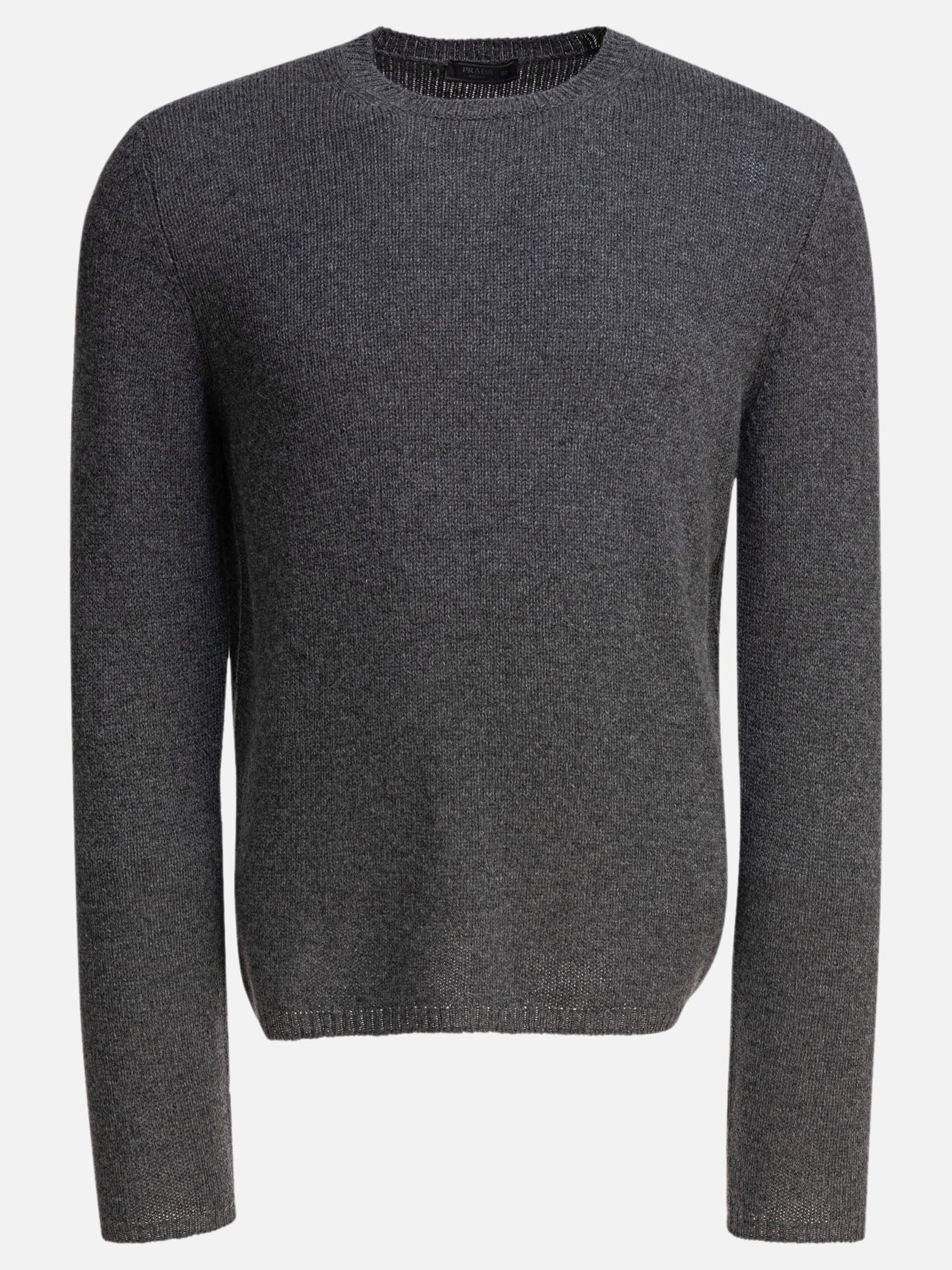 Prada Cashmere crewneck sweater 14110240_48 Grey thumbnail_1