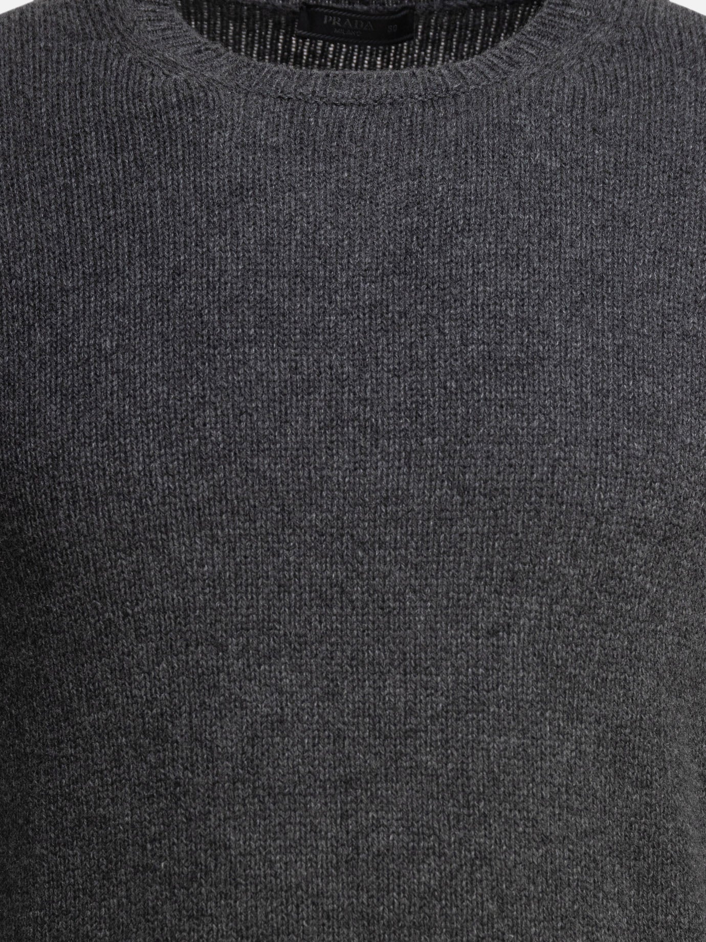 Prada Cashmere crewneck sweater 14110240_48 Grey thumbnail_3